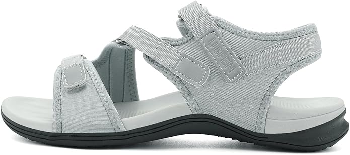 UBFEN Womens Hiking Comfortable Sport Walking Sandals Outdoor Athletic Water Sandals with Three Adjustable Straps