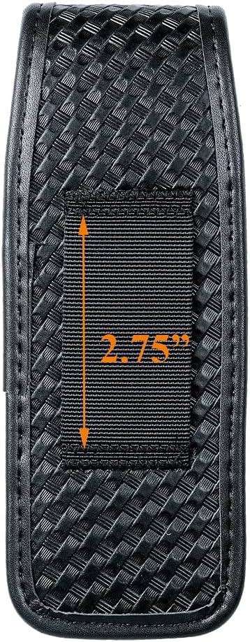 TAFTACFR Molded OC/Mace Spray Pouch, Top Flap Pepper Spray Holster OC/Mace Pepper Spray Black Pouch Hidden Snap(Small for MK3 and Large for MK4)