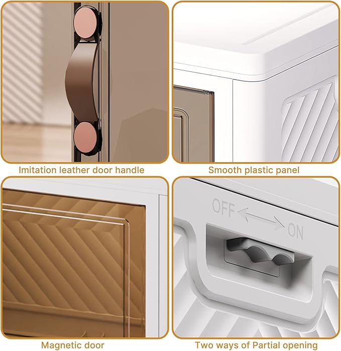 Extra Large Stackable Storage Bins with Lids & Wheels & Door, 336QT-112QT/28GAL*3Pack Foldable Collapsible Closet Organizers, Plastic containers drawers for bedroom Dorm