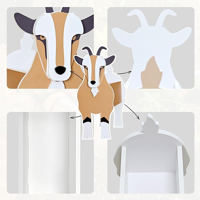 Antelope Planter, Pet Shape Garden Pots Plant Pots for Indoor/Outdoor Gardens Decoration, Cute, Surprise Gifts/Souvenirs for Pet Lovers