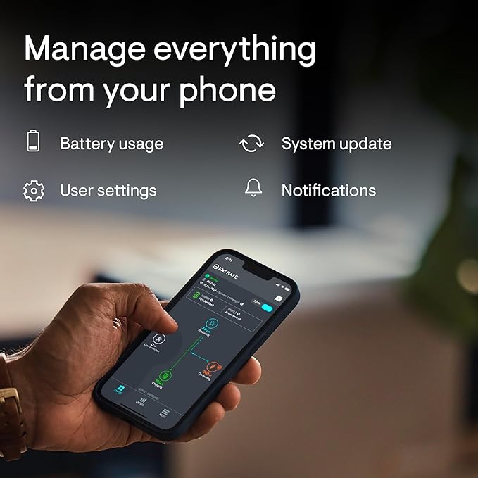 Enphase IQ PowerPack 1500 – Advanced Portable Power Station, 1500 W LFP, Microinverter Technology Produced in The USA, 4G Cellular, Wi-Fi, UL Certified 1500 Wh Solar Generator for Home Backup