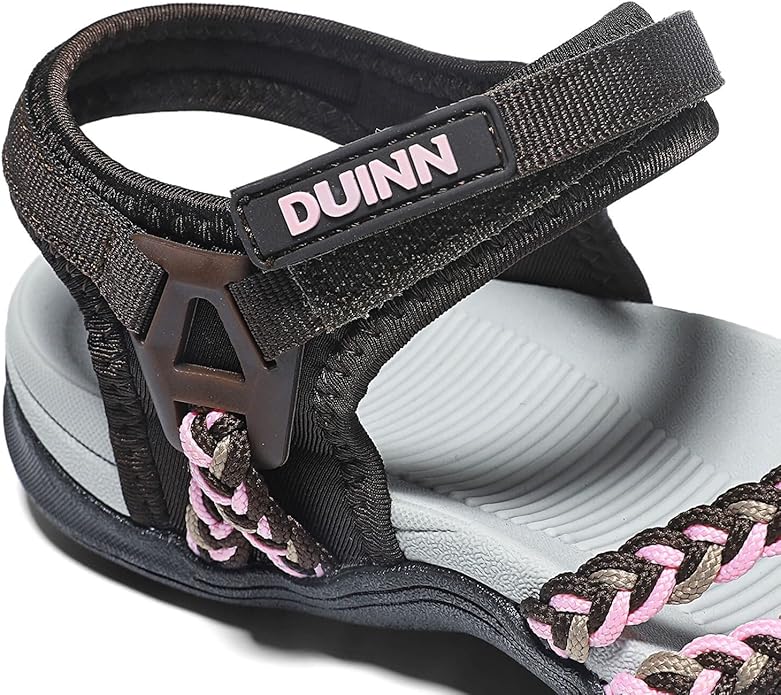 UBFEN Womens Hiking Comfort Sport Sandals Beach Vacation Camping Casual Sport Sandals with Adjustable Straps and Arch Support