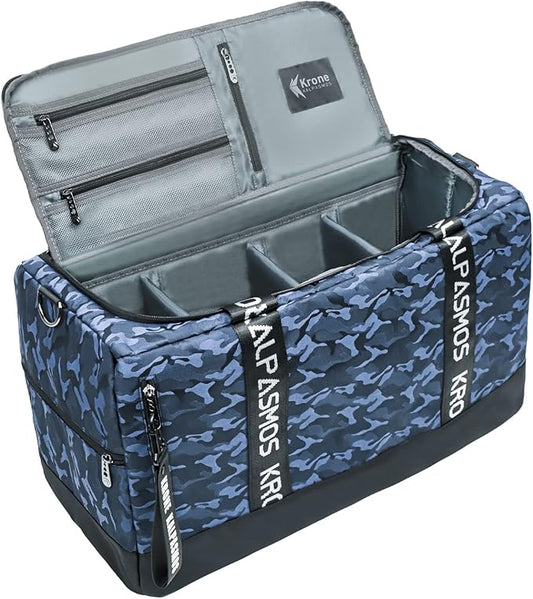 Sneaker Bag for Travel/Sneakerhead gift/Outdoor Sports Bag/Gym Bag /, A Multi-functional Travel Duffel Bag with 3 Adjustable Dividers, & Shoulder Strap,Made of Nylon, by Krone Kalpasmos-classic