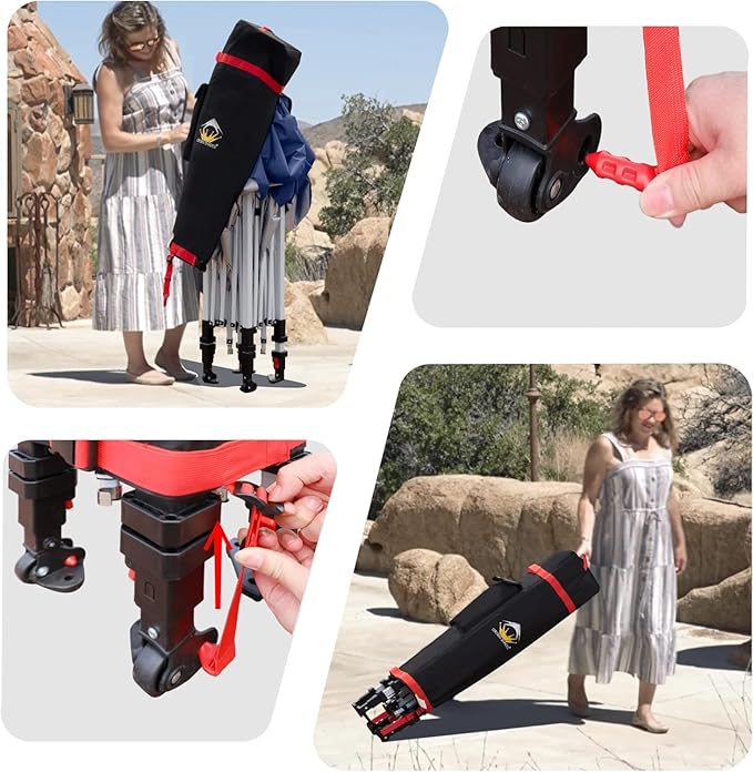 CROWN SHADES 10x10 Pop Up Canopy Tent with Game Netting - Beach Tent with One Push Setup - Outdoor Sun Shade for Events, Parties, Camping with STO-N-Go Cover Bag, Silver Coated Top, White