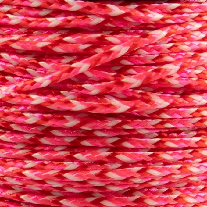 Paracord Planet Micro Paracord – Thin Braided Cord for Crafting, Fishing, and DIY Projects in 125 ft Spools – Lovespell