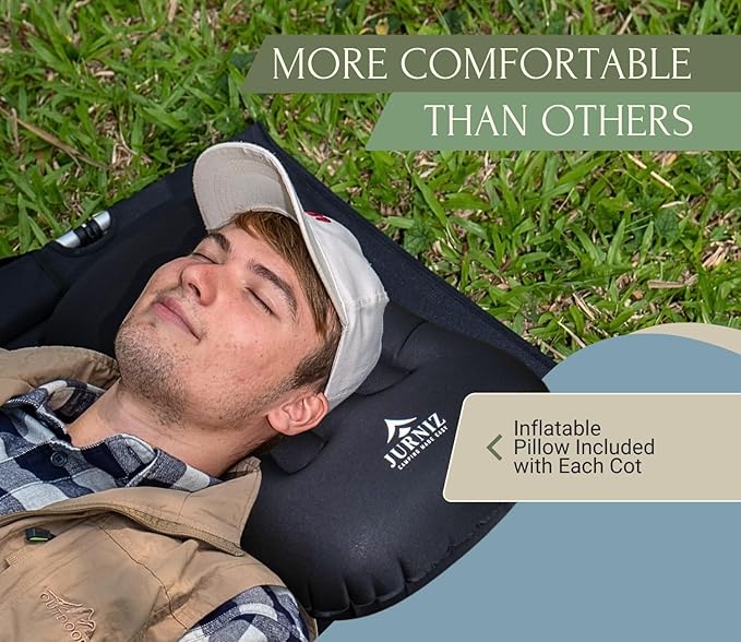 Ultralight Camping Cot for Adults and Kids; Supports up to 330lbs; 4.85lbs Ultralightweight Portable Camping Bed for Hiking, Camping and Backpacking with Carry Bag (Grey)