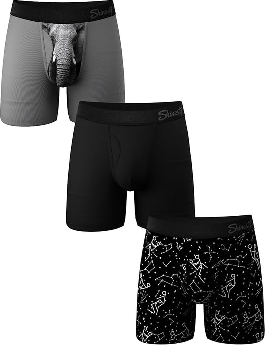 Shinesty Hammock Support Mens Boxer Briefs with Pouch