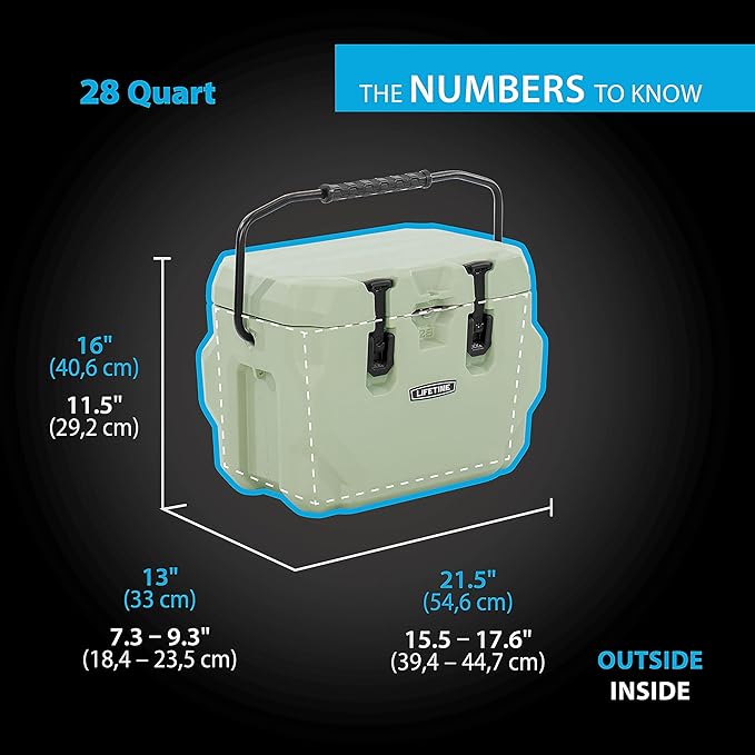 Lifetime Hard Cooler, High Performance Ice Chest