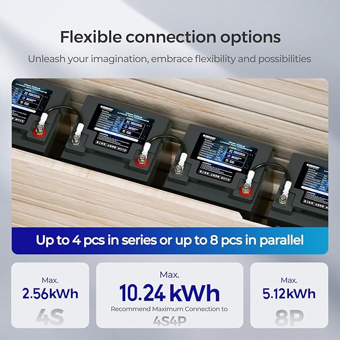 RENOGY 12V 50Ah Core Series Deep Cycle Lithium Iron Phosphate, 5000 Deep Cycles, FCC Certificates, BMS Upgrade, Backup Power for Trolling motor, Cabin,Marine, Off-Grid Home Energy Storage