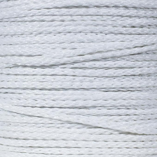 Hollow Braid Polypropylene Rope (1/4 Inch, 50 Feet, White) - Barrier Rope - Trail Marking, Crowd Control, Golf Courses