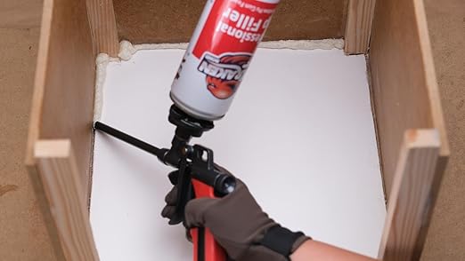 Kraken Bond Window & Door Expanding Foam Spray - (12x32oz) Professional Foam Sealant Gap Filler, Low Expansion Polyurethane Foam Spray for Holes, Gun Use, Gun&Cleaner NOT Included - 12 Pack