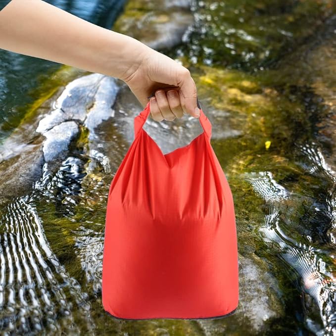 Pimoys 5 Pack Waterproof Dry Sacks, Lightweight Outdoor Dry Bags with Shoulder Strap, 20L /12L / 10L/ 6L/ 3.5L Ultimate Dry Bags for Kayaking Camping Rafting Boating (Multicolor)