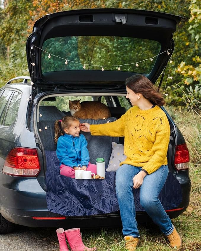 Outdoor Camping Blanket, Fleece Waterproof Stadium Blanket with Protable Bag, Lightweight for Cold Weather, Sports, Pet, Beach, Picnic, Stadium, Travel, Car, 79 * 54inch