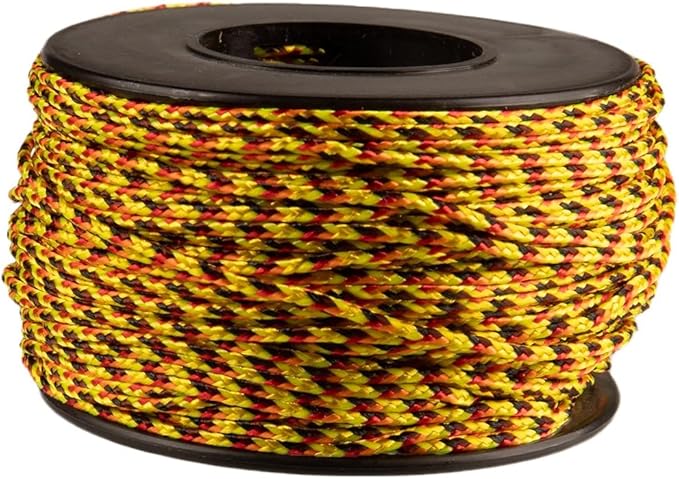 Paracord Planet Micro Paracord – Thin Braided Cord for Crafting, Fishing, and DIY Projects in 125 ft Spools – Explode