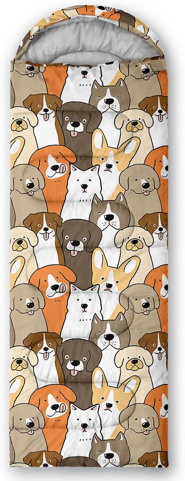 QOOMO Camping Sleeping Bags,3 Season Warm & Cool Weather,Lightweight,Waterproof Sleeping Bags for Adults & Kids,Traveling,and Outdoors,Camping Gear Equipment