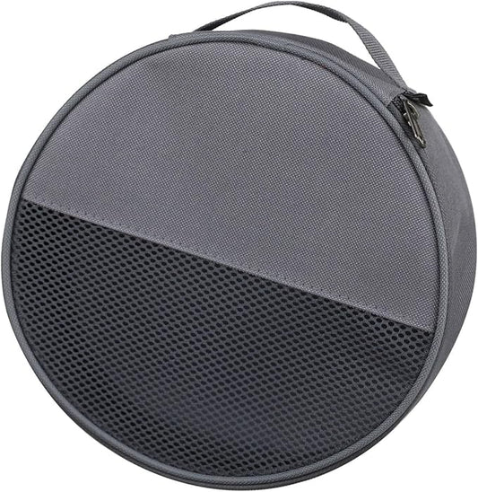 Round Plate Carriers Bag with Zippers and Handle for Outdoor Camping Tableware Storage Dish Organizers Picnics Plate Bag