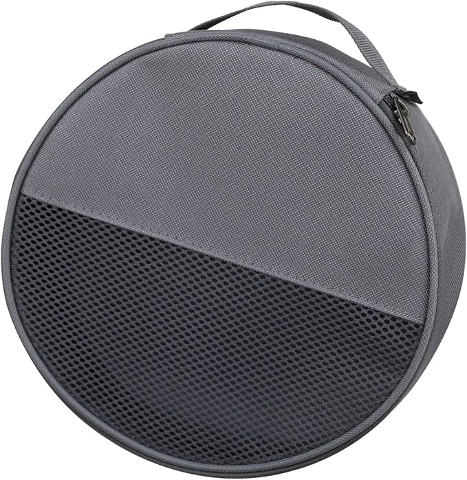 Round Plate Carriers Bag with Zippers and Handle for Outdoor Camping Tableware Storage Dish Organizers Picnics Plate Bag