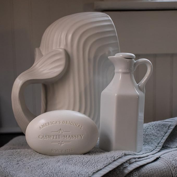 Caswell-Massey Natural Bar Soap Gift Set - Almond Scent - Triple-Milled Moisturizing Body Soap Bars for Men & Women, Plant-Based Formula for Soft Skin, Made in USA, 3 x 5.8 oz