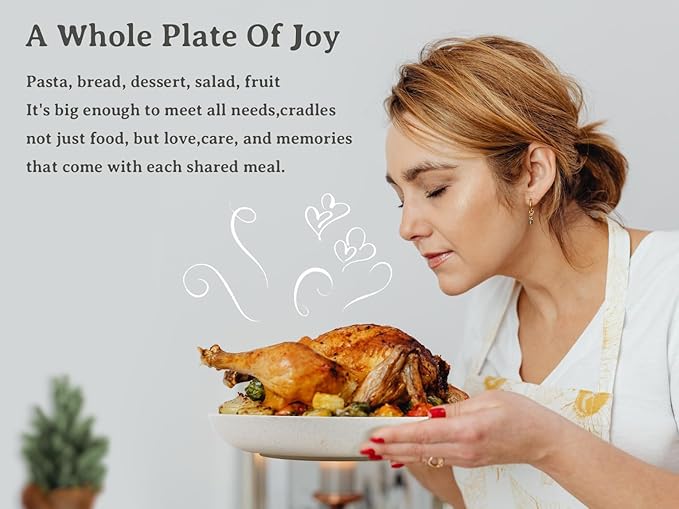 Homienly Wheat Straw Plates 9 Inch, Unbreakable & Lightweight, Alternative for Plastic, Microwave & Dishwasher Safe, Set of 8, Pink Flower Series