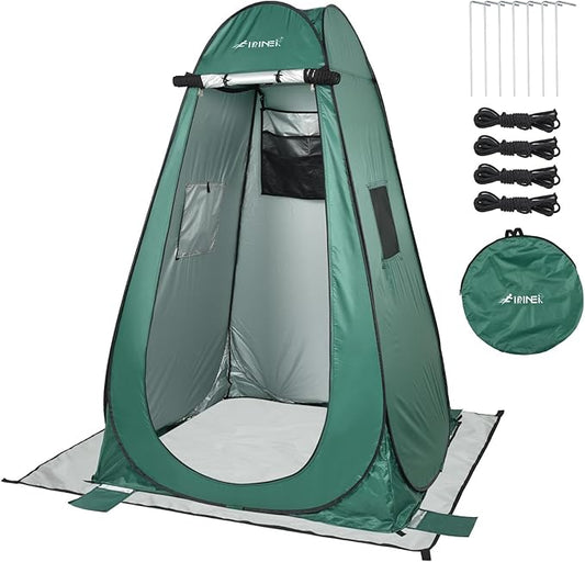 Pop Up Shower Tent, Portable Dressing Changing Tent Outdoor with Carry Bag for Camping, Beach & Hiking,75” x 48”x 48”