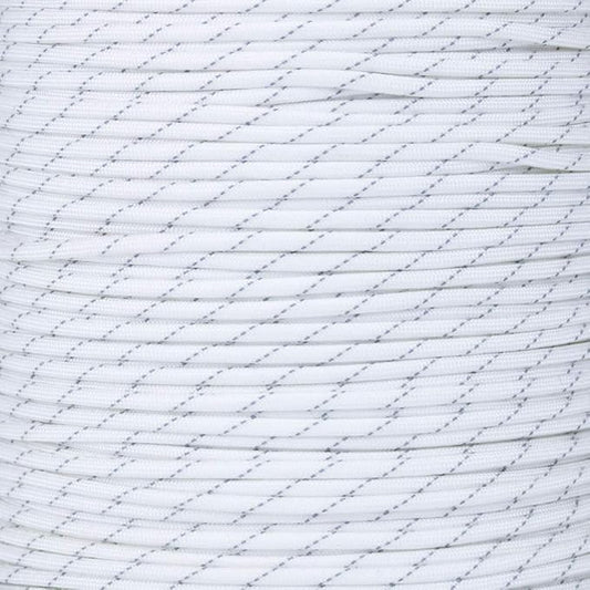 Paracord Planet Reflective 550lb Paracord – 7 Strand Type III Nylon Parachute Cord for Outdoor Visibility, Hiking, and Crafting – 30+ Colors and 4 Length Options