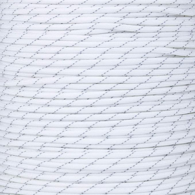 Paracord Planet Reflective 550lb Paracord – 7 Strand Type III Nylon Parachute Cord for Outdoor Visibility, Hiking, and Crafting – 30+ Colors and 4 Length Options