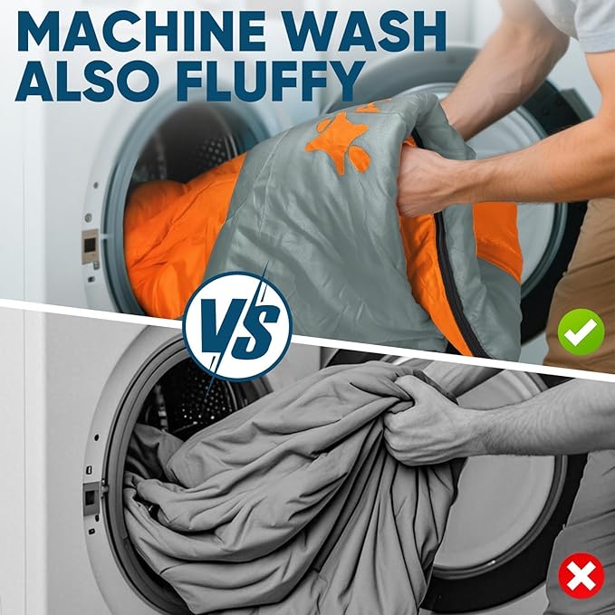 PTEROMY Sleeping Bags for Adults, Lightweight Water Resistant Backpacking Camping Sleeping Bag for Warm Cold Weather, Camping Essentials for Hiking Outdoor Travel