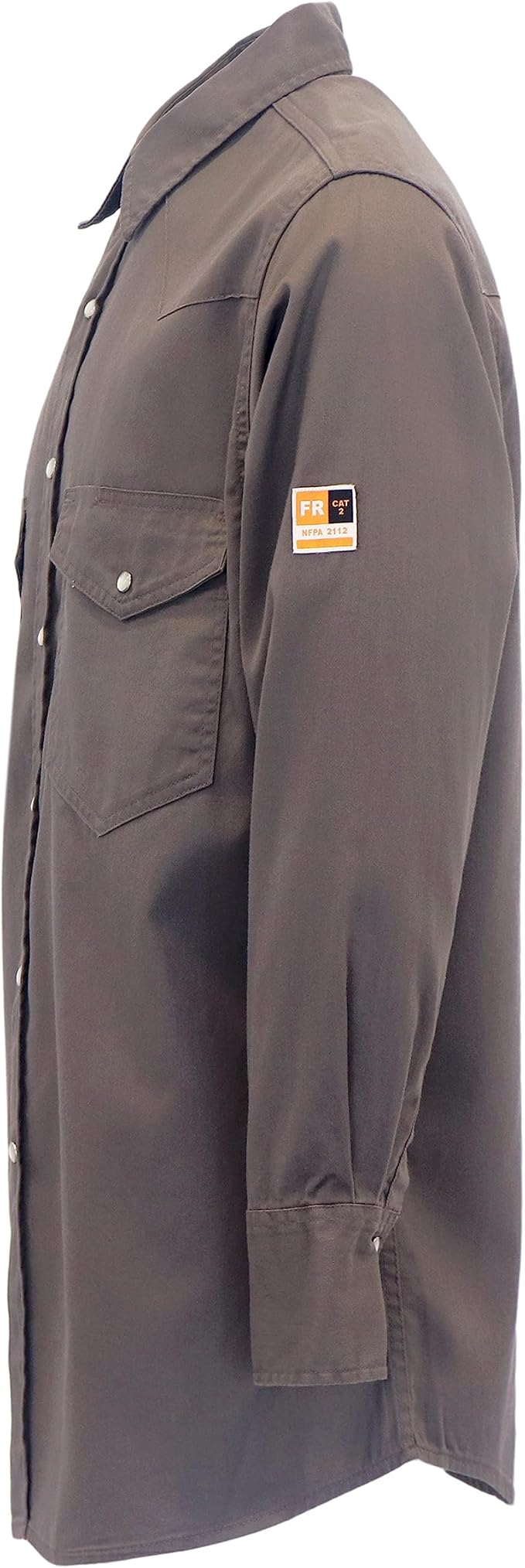 KONRECO FR Shirts for Men Fire Resistant Button Down Work Shirt 100% Cotton 6.5oz Lightweight Welding Shirts