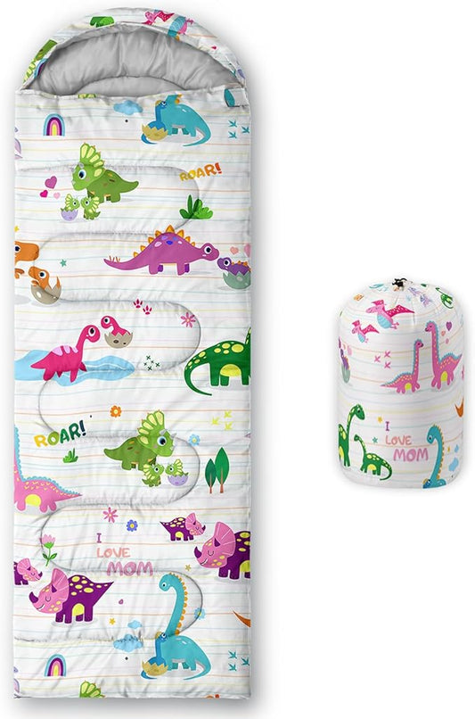 Sea Turtle Sleeping Bag for Kids Boys Girls,Ocean Themed Camping Gear,Waterproof Compact Sleeping Bag for Camping Backpacking Outdoor Hiking.