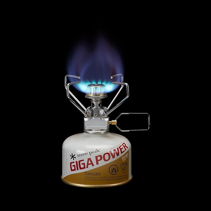 Snow Peak GigaPower Stove, Backpacking, Camping, Lightweight, Manual Ignition