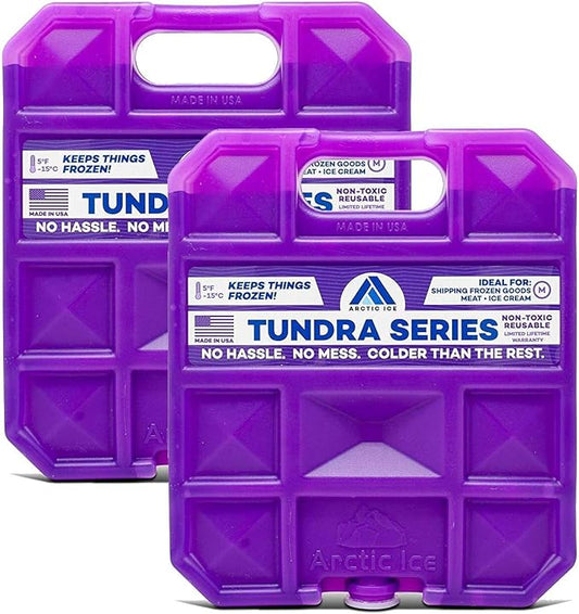 Arctic Ice Tundra Series Long Lasting Reusable Ice Pack - 5° Fahrenheit Cooling Point - Designed to Maintain Freezer-Like Temperatures in Coolers