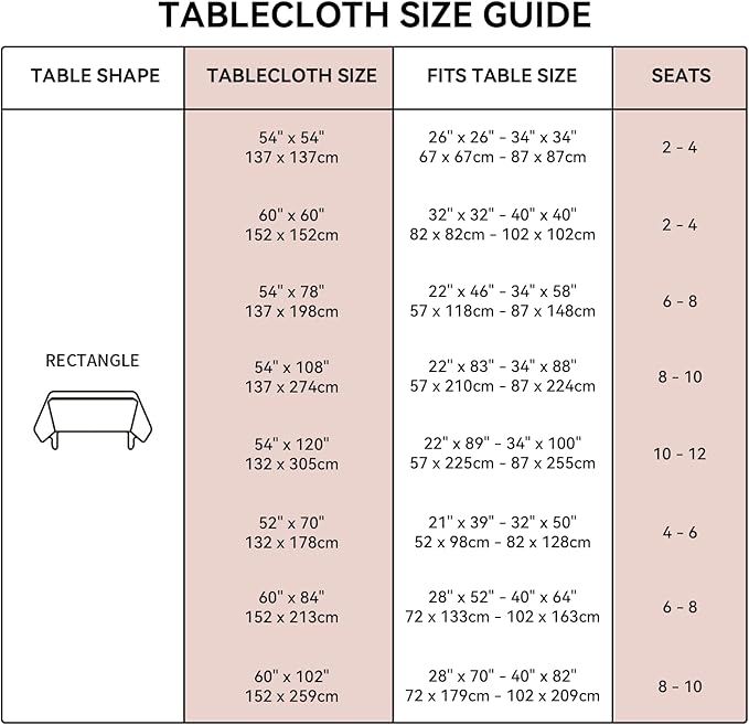 Romanstile Rectangle Plastic Tablecloth, 100% Waterproof Oil-Proof Checkered PVC Table Cloth, Heavy Duty Vinyl Table Cover for Dining, Camping, Picnic, Outdoor - 54 x 108 Inch, Light Grey