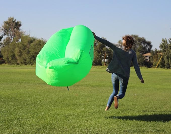 WEKAPO Inflatable Sun Lounger, Air Sofa, Hammock, Portable, Waterproof and Leak-Proof, Ideal for Backyard, Beach, Travel, Camping, Picnics and Music Festivals