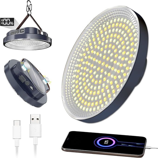 5000LM Flashlight Portable LED Camping Lantern Rechargeable Light 30W with Magnet , IPX4 Waterproof Tent Lights Power Failure Emergency Survival Kits Snowstorm