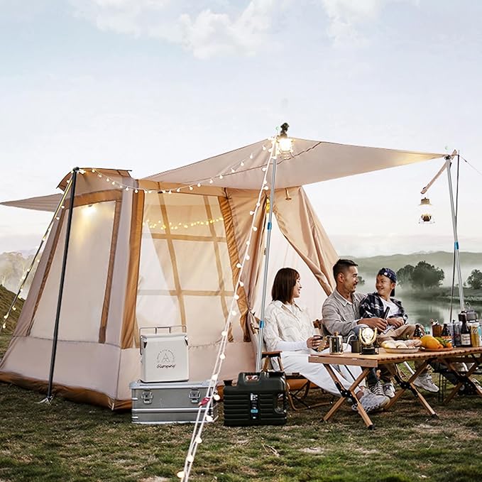 SANLIKE Telescoping Tarp Pole Heavy Duty Tent Poles, 33"-86.6"/94" Thickened Tube Collapsible Stainless Steel Canopy Poles for Camping Backpacking Hiking Awning Sun Sails Outdoor Sports, Set of 2