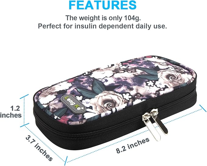 YOUSHARES Insulin Cooler Travel Case - Organizer Insulin Case for Diabetes Accessories Keep Supplies Safe and Cold