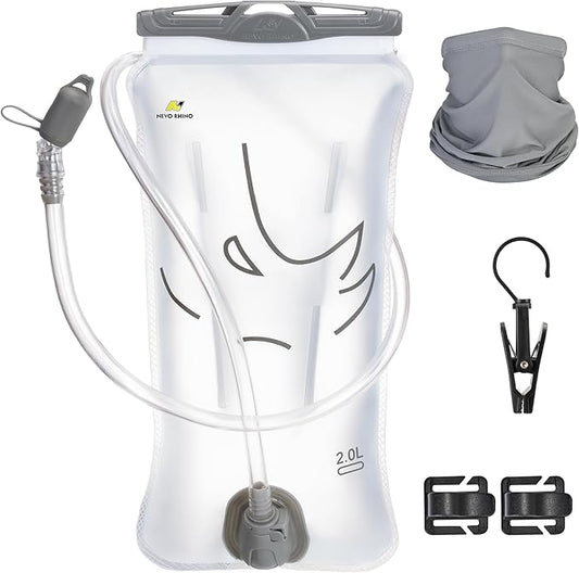 Water Bladder 1.5L-2 Liter, BPA -Free Hydration Bladder for Hiking Backpack, Leak - Proof Water Reservoir Storage Bag for Hiking, Running, Camping & Outdoor Adventures