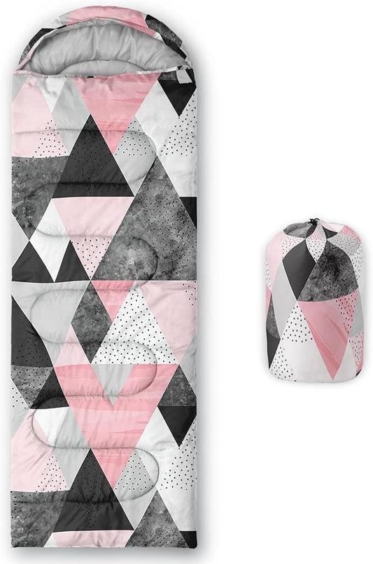 Kids Sleeping Bag for Boys Girls,3D Basketball Print-Lightweight Warm Portable Outdoor Indoor-Waterproof Cold Weather Resistant Sleeping Bag for Camping Hiking