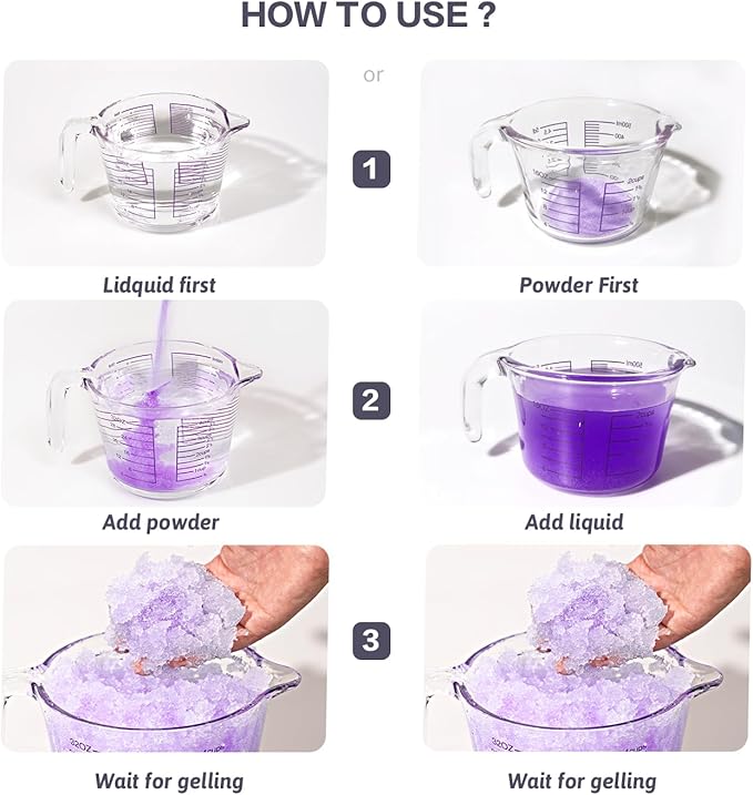 Wenge Urine Super Absorbent, 45Pack Lavender Scent Portable Toilet Powder Solidify Body Fluids in 1 Min, Easy to Port Waste Liquid, for Camping Portable Toilet, Solidifies Urine & Diarrhea in Pet Loo