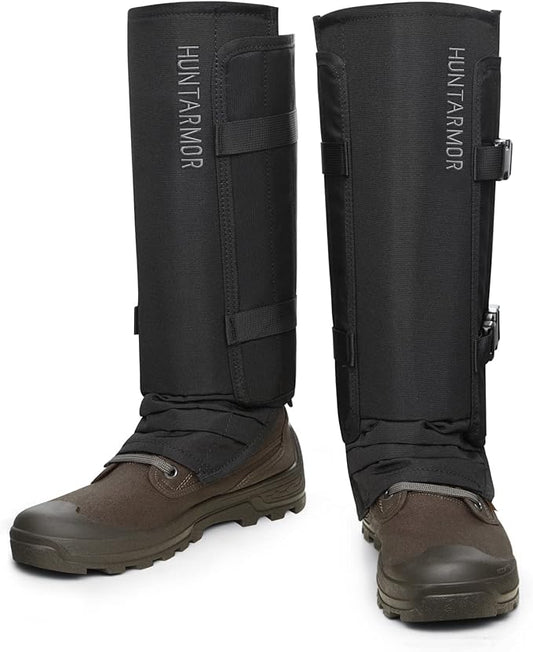 Snake Gaiters Leg Guards: Waterproof Snake Chaps for Hunting, Adjustable Leg Gaiter Snake Bite Protection for Lower Legs, Lightweight Flexible Design Snake Guards Fits Men & Women