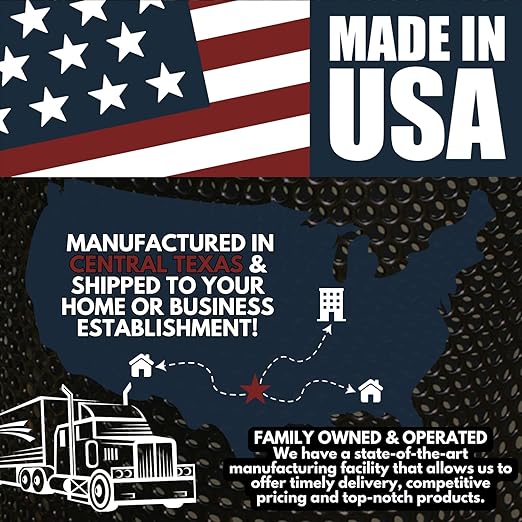 RFT-BRW Heavy Duty 32 Gallon Round Trash Receptacle, Liner Included, Brown with Flat Top Lid, Made in America