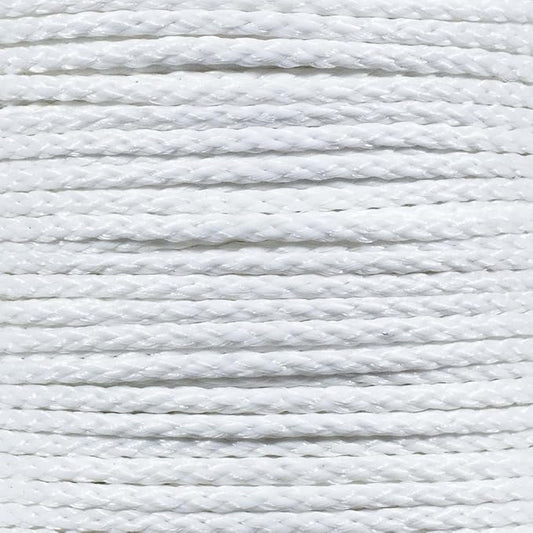 Hollow Braid Polypropylene Rope (5/16 Inch, 500 Feet, White) - Barrier Rope - Trail Marking, Crowd Control, Golf Courses