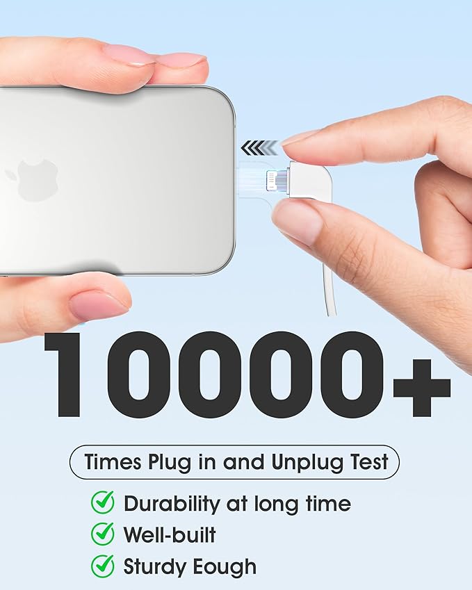 TG90° Portable Charger with Built-in Foldable AC Wall Plug and Cables,5000mAh Slim Power Bank USB C Battery Pack,3 Outputs Pocket Friendly Battery Charger Compatible with iPhone Android Smart Devices