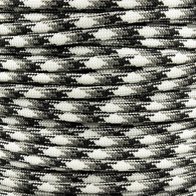 Paracord Planet Reflective 550lb Paracord – 7 Strand Type III Nylon Parachute Cord for Outdoor Visibility, Hiking, and Crafting – 30+ Colors and 4 Length Options