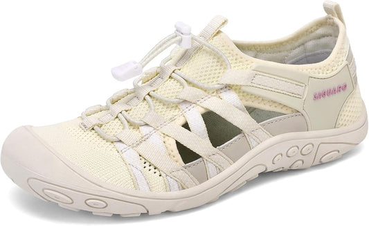 Mishansha Womens Hiking Sandals Closed Toe Comfortable Sport Sandal Non-Slip Quick Dry Water Shoes for Outdoor Beach Trekking