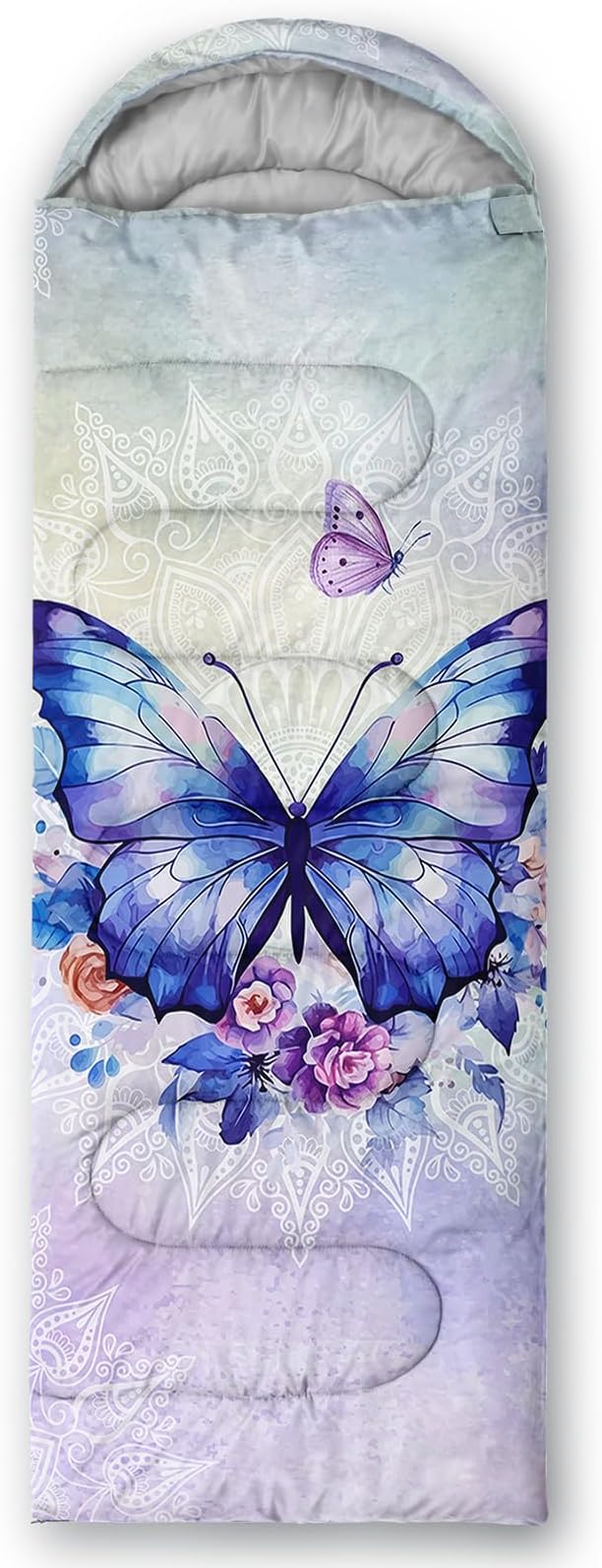 QOOMO Camping Sleeping Bags,3 Season Warm & Cool Weather,Lightweight,Waterproof Sleeping Bags for Adults & Kids,Traveling,and Outdoors,Camping Gear Equipment