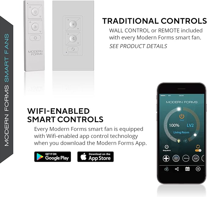 Zephyr Smart Indoor and Outdoor 3-Blade Ceiling Fan 52in Graphite Weathered Wood with Adjustable CCT 2700K-3000K-4000K-5000K LED Light Kit and Remote Control works with Alexa, and iOS or Android App