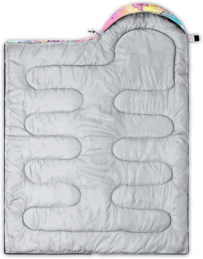 Kids Sleeping Bag for Boys Girls,3D Basketball Print-Lightweight Warm Portable Outdoor Indoor-Waterproof Cold Weather Resistant Sleeping Bag for Camping Hiking