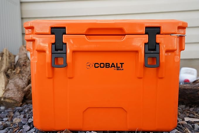 Cobalt 25 Quart Roto-Molded Super Ice Cooler | Large Ice Chest Holds Ice Up to 3 Days |
