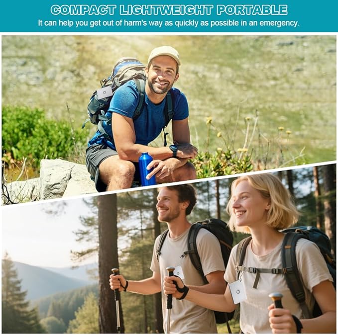 Military Grade Survival Signal Mirror, 2Pcs Heliograph Rescue Signaling Mirror for Hiking, Boating, Camping & Emergency